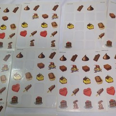 Chocolate Stickers Milk Bar Kisses Truffle Bunny Cake Brownies Sauce