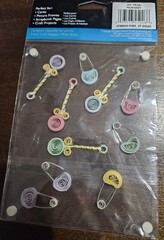 Provo Craft 3rd Dimension Quilled Stand-Outs Baby Rattles Diaper Pins stickers