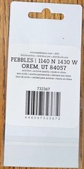 Lot Of 2 PEBBLES Handyman Tools Box Screws Hammer Painting Scrapbook STICKERS