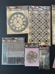 7 Gypsies Ephemera Collage Mix Media Lot Of 16 Architextures Findings Trinkets