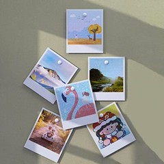 36 Sheets Holographic Sticker Paper, Clear Vinyl Lamination Sticker Film 8.5×11″