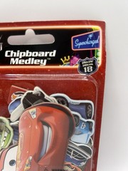 Disney Pixar Cars Chipboard Medley Sandylion Scrapbook Accents 18 Pc NIP