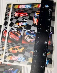 Vintage Hallmark Stickers NASCAR Race Cars 4 SheetS Heartline 2002