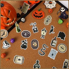 JUNEBRUSHS 324 Pcs Potion Labels Scrapbook Stickers, Vintage Gothic Aesthetic…