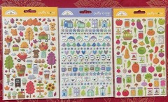 UPDATED BEAUTIFUL YOU CHOOSE Rare & Collectable Doodlebug Puffy Icon 3D Stickers