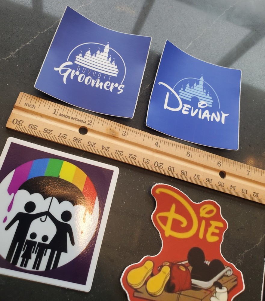 ANTI Disney STICKERS Variety Pack (6) *5* Year Warranty!!