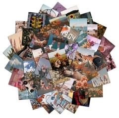 20Pcs Retro Mini sized Landscape Artistic Aesthetic Stickers For Scrapbooking