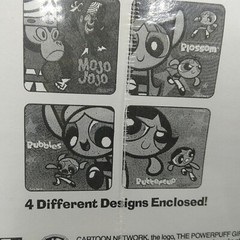 Powerpuff Girls Sticker Variety Pack 2000 Cartoon Network ~Sealed NOS! 2 Packs