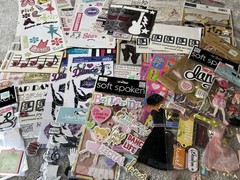 Dance/Cheerleading Scrapbook Lot, Stickers, Transfers, Jolee’s