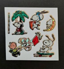 Collectible Stickers – Snoopy Charlie Brown Prism Stickers 3″x3″