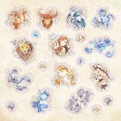Celestial Wonders Sticker Book 900+ Stickers Scrapbook Journal Craft Decor