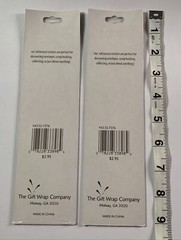Lot of 9 The Gift Wrap Company Stickers Phrases Sports Birthday 2004 Vintage New