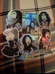 Louis Griffin Nana Paradise Kiss Holographic Sticker 3X3inches X7 Lot