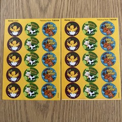 LOT of 20 Vintage TREND Scratch & Sniff Sticker Sheets & Purple Ladybug Stickers