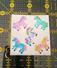 Vintage Stickers Sandylion Rainbow Unicorn Prism Sticker Mod