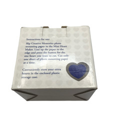 Creative Memories Mini Heart 3/4 & 1 inch Punch in original box