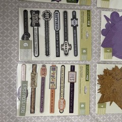 Studio 112 Chipboard For Scrapbooking Lot Of 12 (84) Pieces