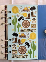 Stickopotamus Sticker 6-Ring Binder Album With 32 Stickers Pages