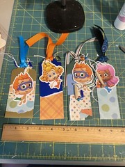 Bubble Guppies Handmade Tags Ephemera, Scrapbook,Junk Journal,tag,embellishment