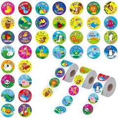 1800 Pcs 1 Inch Motivational Espanish Stickers for Teachers Classroom Reward