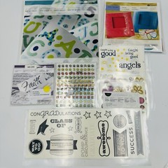 Creative Memories Lot 60+ Packets Stickers Mini Album ABC 123 Epoxy Vellum READ