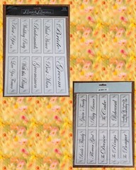 LOT Jolee’s I Do, K&C Alpha, Quick Quotes & Cloud9 Design Stickers