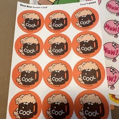 Trend Enterprises All In Good Fun Sticker Book Album & 7 sheets of stickers Set