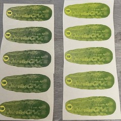 Vintage 3M/Mello Smello Sniff Stickers – Dill Pickle 15 Total – Great Cond/Scent