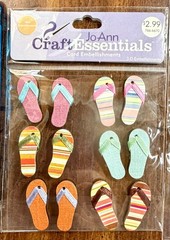 4 pkgs Joann Darice Stickers Scrapbooking Journal Card Making Craft