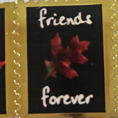Autumn Leaves Scrapbooking Stickers, Gold Border Red Black Orange Yellow Phrases