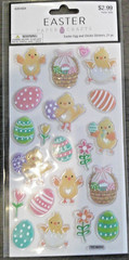 26 HL Paper Crafts Easter Egg & Chicks Epoxy Sticker Packs (21 pcs in each pack)