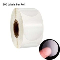 Round Transparent Stickers 500pcs/roll Self Adhesive Sticker Tab Sealer