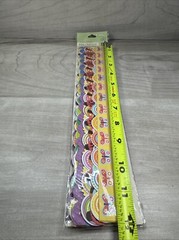 K & Company Butterfly Lady Bug Floral Buttons Summer Adhesive Borders Scrapbook
