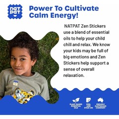 BuzzPatch Mood Calming Stickers 24 Pack for Kids and Adults – Adhesive Fabric