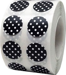 Circle Polka Dot Stickers | 0.5″ Inch Round | 1,000 Pack | Pick One Color