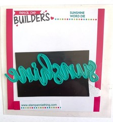 Stampanniething SUNSHINE Word Die 4-3/8″ x 1-1/2″