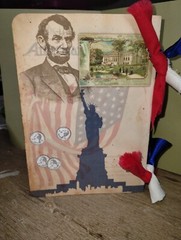 USA America Junk Journal Scrapbook