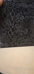 Disney Dazzler Black Scrapbook Stickers Mickey Pirates Toontown Splash Mtn #1231