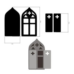 Stamperia Crafty Shapes – Venice City of Art window, KLSM58