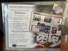 The Creative Memories Collection ~ Stars and Stripes MARINES Stickers ~ NEW