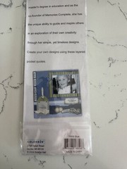 Colorbok Kolette Blue Pocket Quotes 2 PC Childhood Home Scrapbooking Crafts