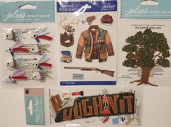 Lot Of 11 JOLEE’S BOUTIQUE Dimensional Scrapbooking Stickers ASSORTED MIX