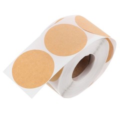 3 Rolls Round Plain Stickers for Labeling Blank Name Tag Tags Labels
