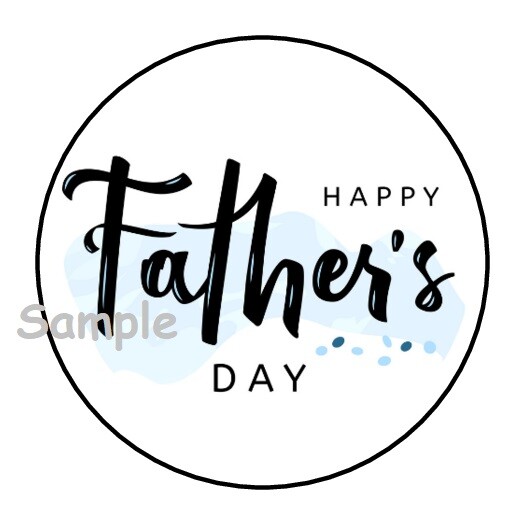 30 HAPPY FATHER’S DAY ENVELOPE SEALS LABELS STICKERS 1.5″ ROUND FAVORS GIFTS