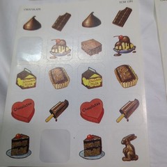 Chocolate Stickers Milk Bar Kisses Truffle Bunny Cake Brownies Sauce