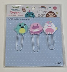 Lot Kawaii Paper Crafting Stationary Clear Stamps Paper Clips Notebooks Stickers