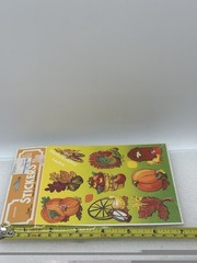 Vintage Autumn Themed Stickers Set Of 2 Sealed 36 Count Packages Eureka