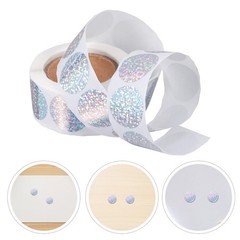 5 Rolls Office Student Classroom Supplies Holographic Sealing Labels
