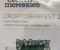 Creative Memories CROPTOBERFEST 2021 LASER Paper Pack-NEW