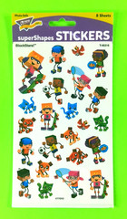 Trend Block Star Kids Stickers Pack 8 Sheets Retired